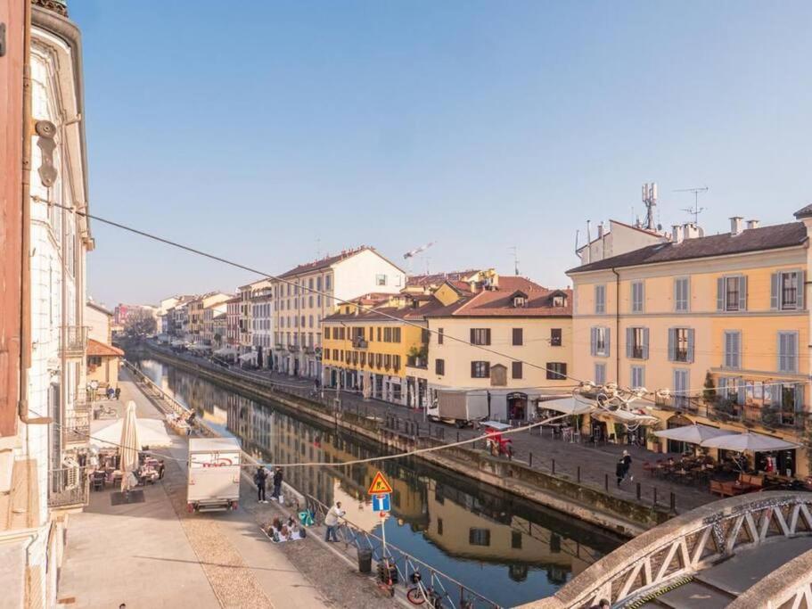 Romantic Flat On Navigli River By Easylife Milaan Buitenkant foto